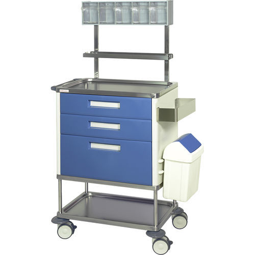 Medical trolley - H773EP - Hidemar - hospital / for general purposes / for instruments