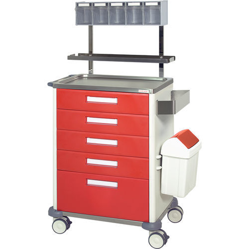 Medical trolley - H775EP - Hidemar - for general purposes / for instruments / multi-function