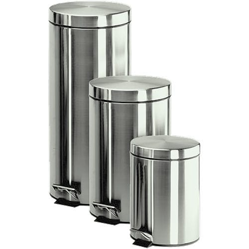 Plastic waste bin - H52 - Hidemar - stainless steel / foot-operated