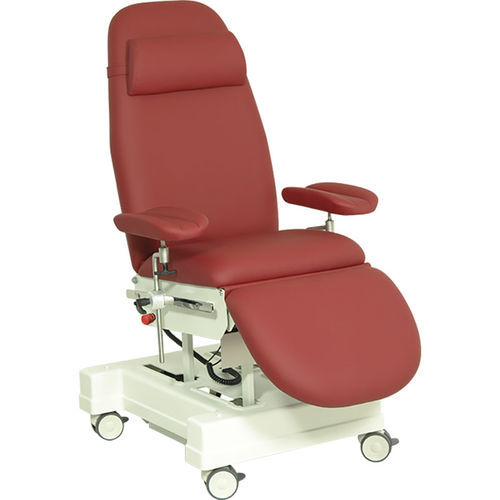 Electric blood donor chair - Hidemar - 3 sections / on casters / height ...