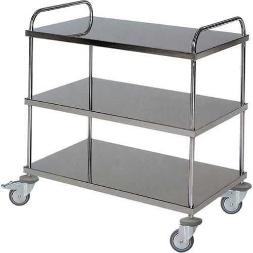 Clean linen trolley - H94 - Hidemar - medical / transport / 3-shelf