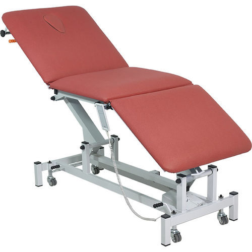 Physiotherapy examination table - H06 - Hidemar - electric / height-adjustable / with adjustable backrest
