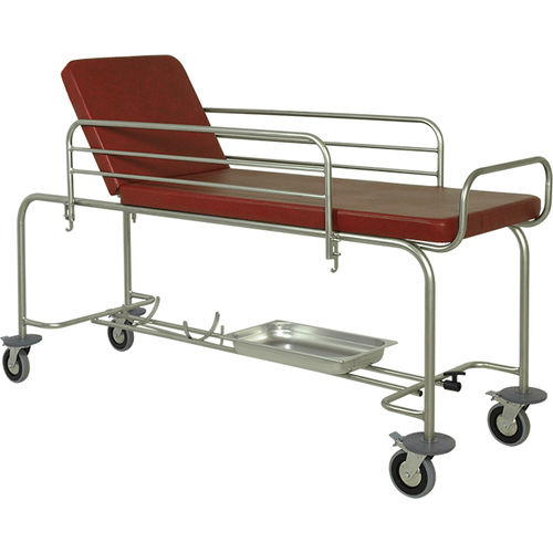 Transport stretcher trolley - H-34 - Hidemar - manual / with adjustable backrest / 2 sections