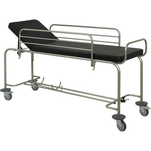 Transport stretcher trolley - H35 - Hidemar - manual / with adjustable backrest / folding