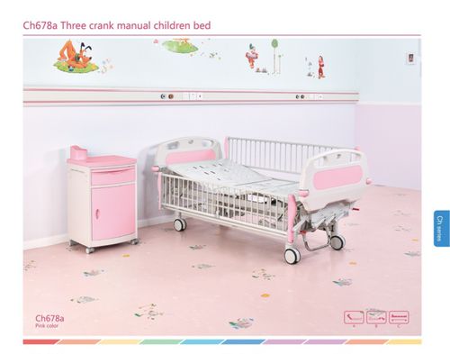 Hospital bed - Ch678a - Hopefull Medical Equipment - manual / pediatric / height-adjustable