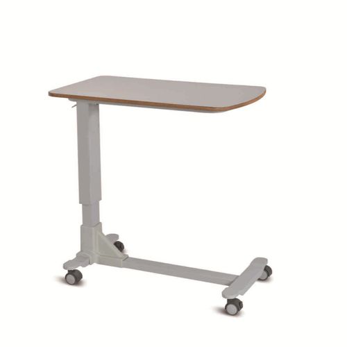 Height-adjustable overbed table - MT02 - Hopefull Medical Equipment - on casters
