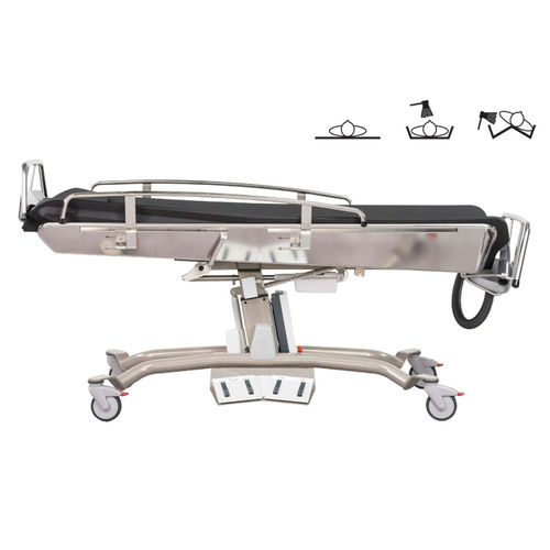 Height-adjustable shower trolley - H5000 - Horcher Medical Systems - electric / bariatric