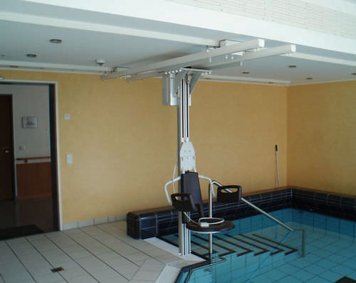Electric patient lift - C100-1000 - Horcher Medical Systems - ceiling-mounted / adult / pool