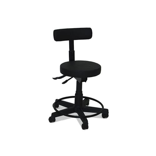 Healthcare facility stool - HM.2021G - Hospimetal - height-adjustable / swivel / on casters