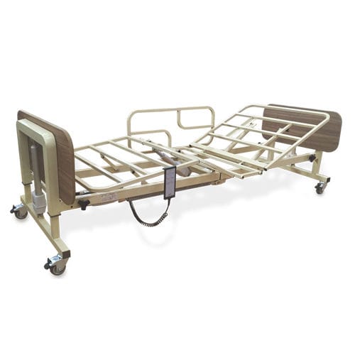 Home care bed - HM.3000 - Hospimetal - electric / height-adjustable / folding