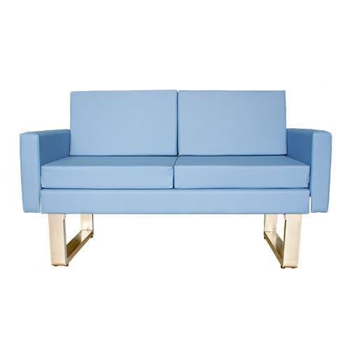 Patient room sofa-bed - HM.2042E - Hospimetal - 2-person
