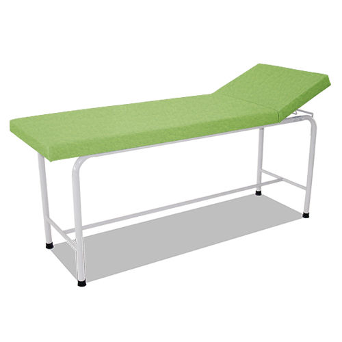 Manual examination table - HM.2016 - Hospimetal - fixed-height / with adjustable backrest / 2 sections
