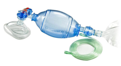 Adult manual resuscitator - 60111 - Hsiner   - PVC / disposable / with pop-off and PEEP valves