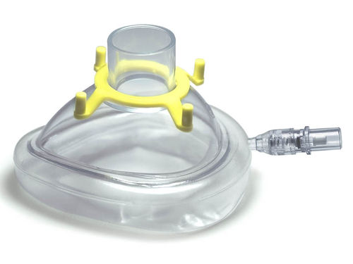 PVC anesthesia mask - 20118 - Hsiner   - disposable / with valve