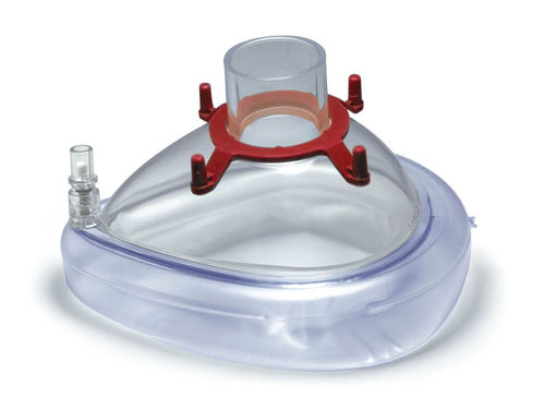 PVC anesthesia mask - 20144 - Hsiner   - disposable / with valve