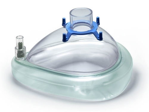 PVC anesthesia mask - 20165 - Hsiner   - disposable / with valve