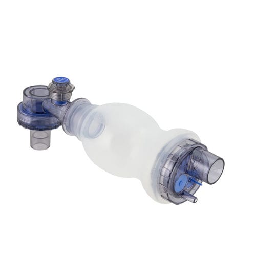 Baby manual resuscitator - AERObag® - HBB05-B - HUM - Gesellschaft für Homecare und Medizintechnik - silicone / with valve