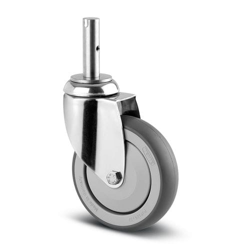 Stainless steel wheel - 014000108 - Hupfer Metallwerke GmbH & Co. KG - swiveling