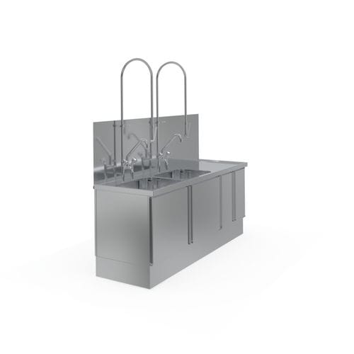Medical sink - 7503860 - Hupfer Metallwerke GmbH & Co. KG - 2-station