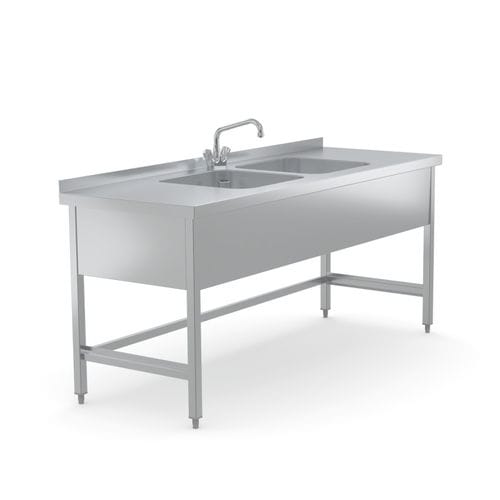 Medical sink - 7505765 - Hupfer Metallwerke GmbH & Co. KG - 2-station