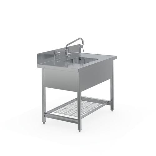 Medical sink - 7505851 - Hupfer Metallwerke GmbH & Co. KG - 1-station