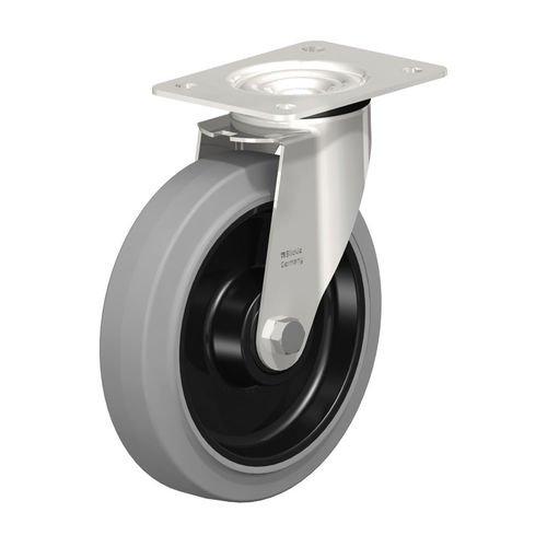 Stainless steel wheel - 014000206 - Hupfer Metallwerke GmbH & Co. KG - swiveling