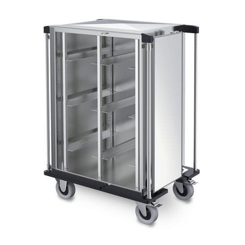 Transport trolley - CTW/VV 6StE 965/754/1445 - Hupfer Metallwerke GmbH & Co. KG - logistics / stainless steel / with basket