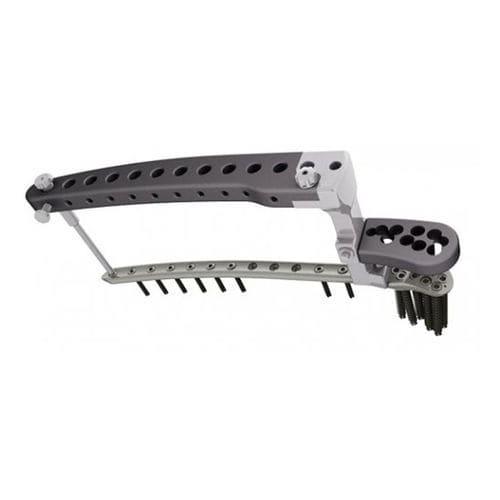 Femur compression plate - DFL - I.T.S.   - distal / locking / metallic