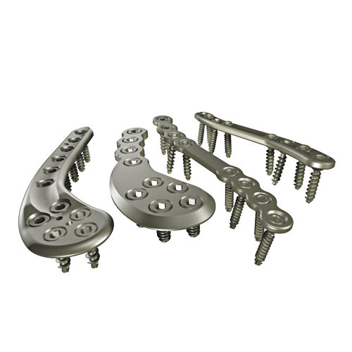 Clavicle compression plate - CLS - I.T.S.   - medial / locking / metallic