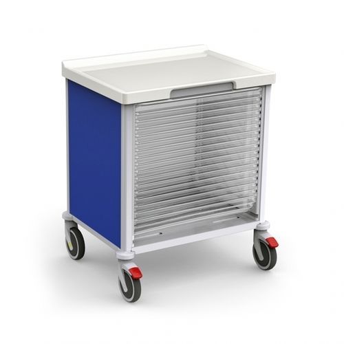 ABS cabinet - 326500LC - Malvestio - Furniture for healthcare facilities - Corian® / blue / transparent