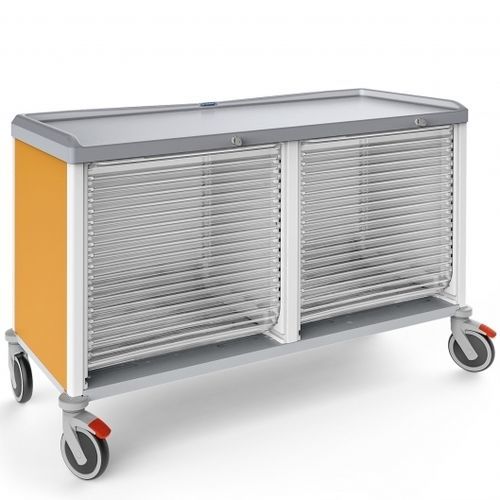 ABS cabinet - 326525LT - Malvestio - Furniture for healthcare facilities - orange / transparent / yellow