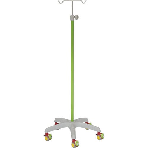 IV pole on casters - 22403 - Inmoclinc - 2-hook / pediatric