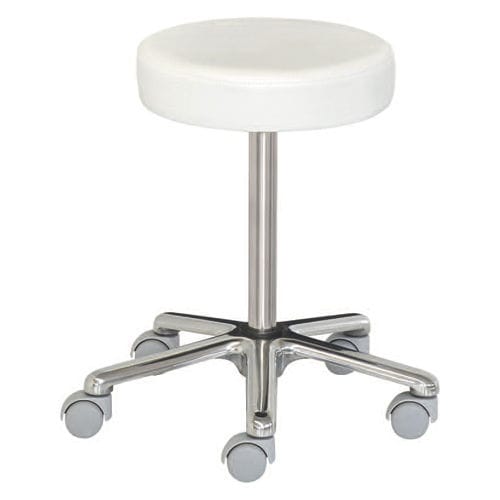 Healthcare facility stool - 23130 - Inmoclinc - height-adjustable / swivel / on casters