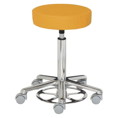 Healthcare facility stool - 23104 - Inmoclinc - height-adjustable / swivel / on casters