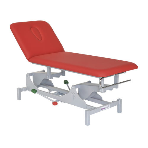 Hydraulic examination table - 14740 - Inmoclinc - height-adjustable / with adjustable backrest / 2-section