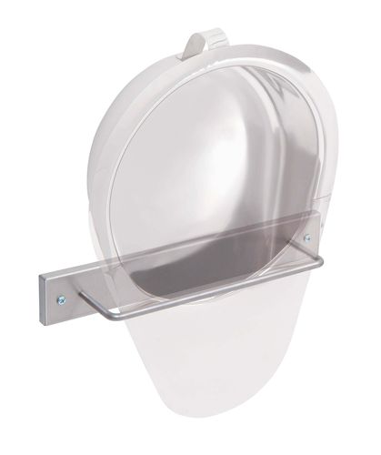 Stainless steel bedpan support - 13120 - Inmoclinc - wall-mounted