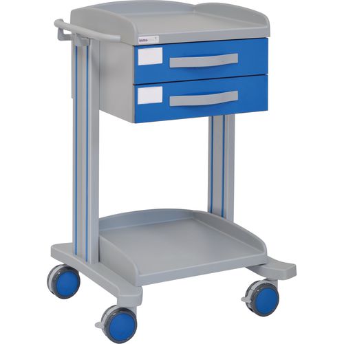 Hospital trolley - 70015 - Inmoclinc - multi-function / 2-drawer / 1-shelf