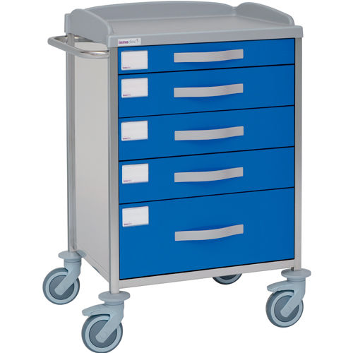 Hospital trolley - 10900 - Inmoclinc - multi-function / stainless steel / 5-drawer