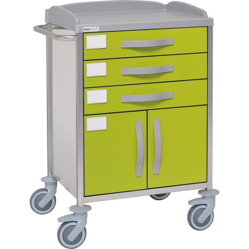 Hospital trolley - 10575 - Inmoclinc - multi-function / stainless steel / 3-drawer