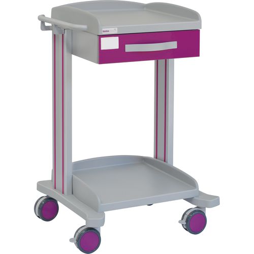 Hospital trolley - 70005 - Inmoclinc - multi-function / 1-drawer / 1-shelf