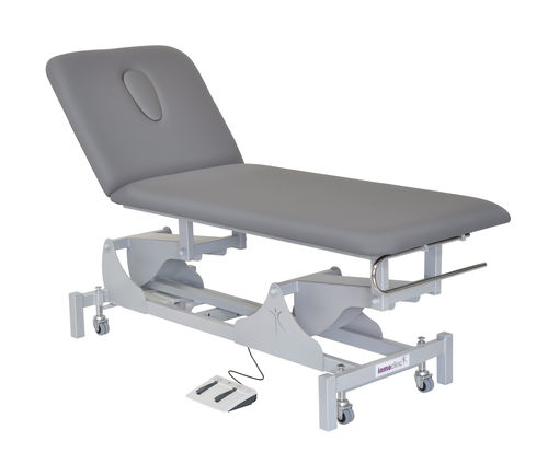 Electric examination table - 14775 - Inmoclinc - height-adjustable / on casters / with adjustable backrest