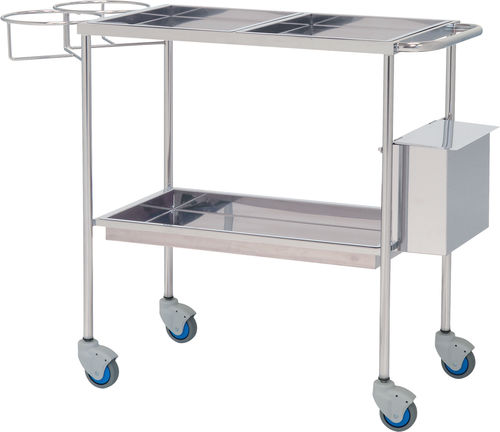 General purpose trolley - 10146 - Inmoclinc - auxiliary / 3-tray / with waste bin