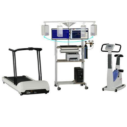 Cardio-respiratory stress test equipment - Innomed Medical - with treadmill / with exercise bike