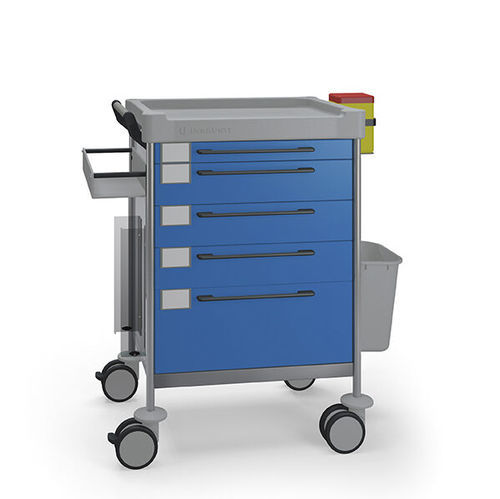 Medical trolley - 1625 B - Insausti - treatment / stainless steel / polyethylene