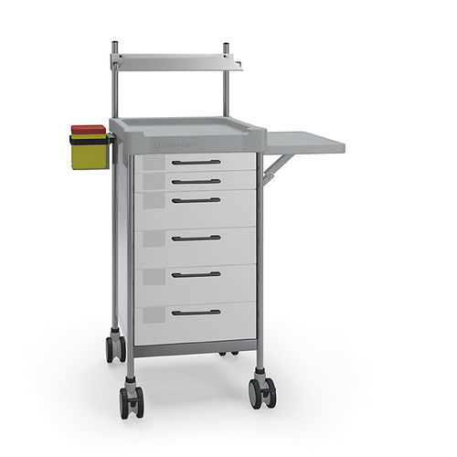 Medical trolley - Q077 W - Insausti - transport / polyethylene / stainless steel