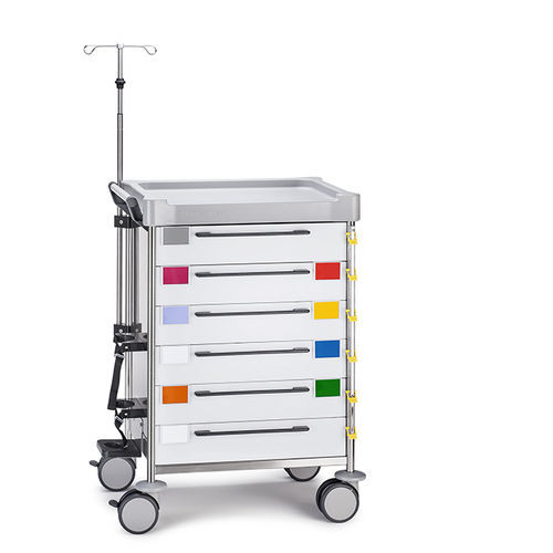 Emergency trolley - 1200 W - Insausti - treatment / pediatric / Broselow