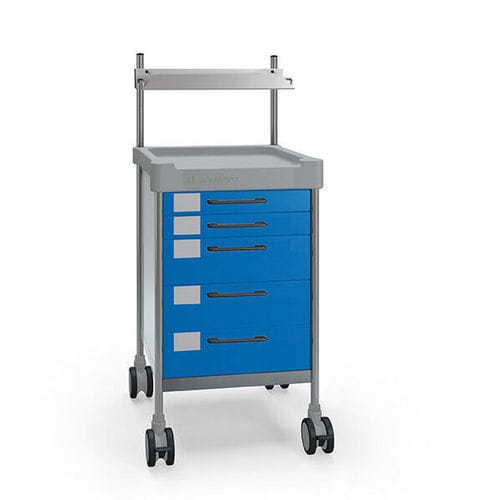 Medical trolley - Q002LW B - Insausti - treatment / stainless steel / polyethylene