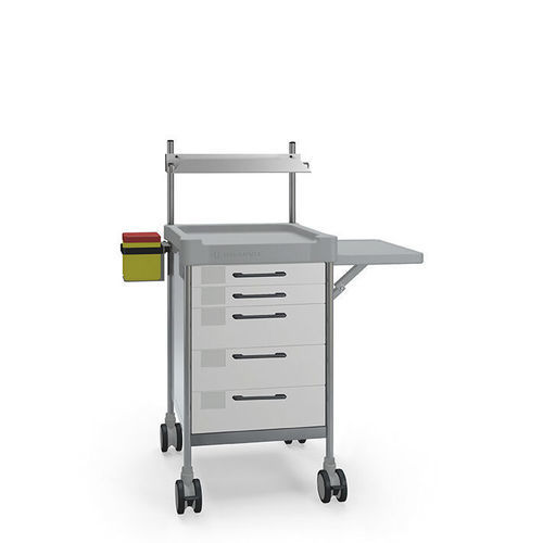 Medical trolley - Q003LW W - Insausti - treatment / stainless steel / polyethylene