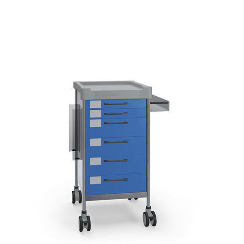 Medical trolley - Q058 B - Insausti - multi-function / stainless steel / 6-drawer