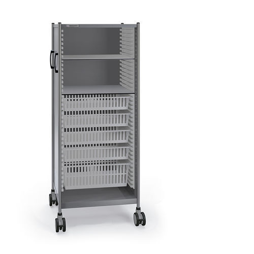 MRI trolley - 706MRI OP - Insausti - storage / stainless steel / with basket